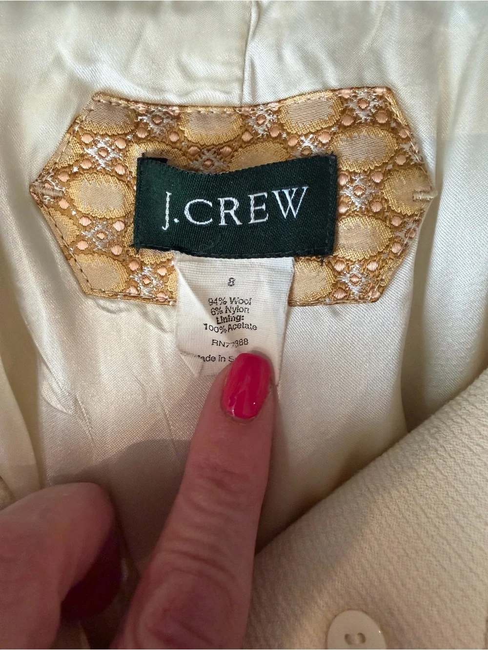 J. Crew timeless cold